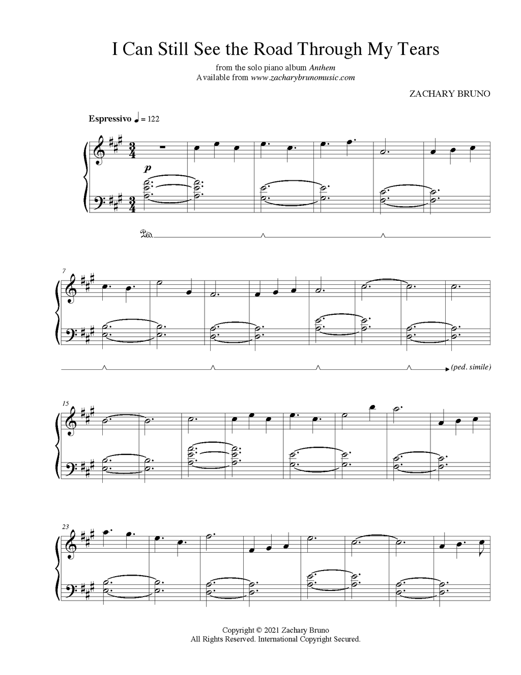 All Available Sheet Music — 17 PDFs (Digital Bundle)