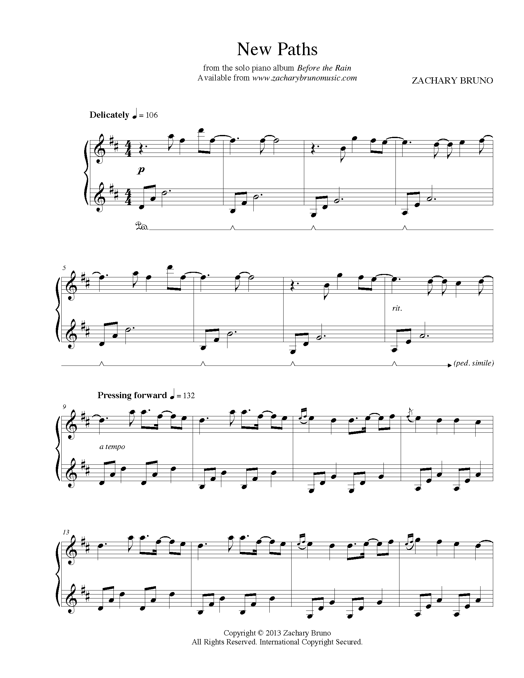 Before the Rain [9 available PDFs] (Sheet Music Bundle)
