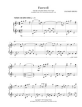 Farewell (Digital Sheet Music)