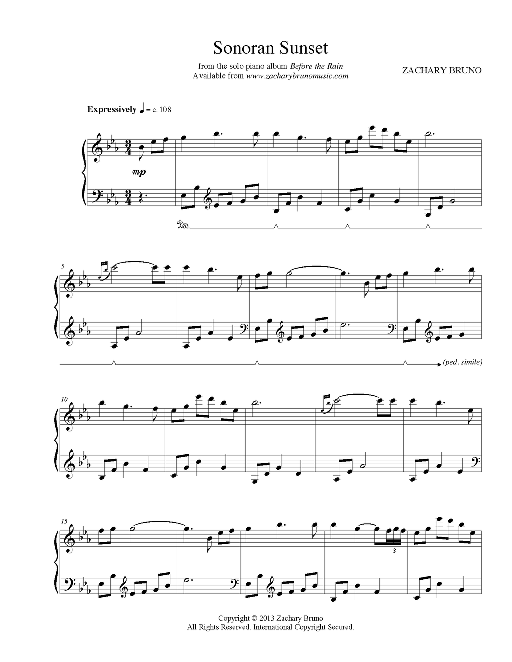 Before the Rain [9 available PDFs] (Sheet Music Bundle)