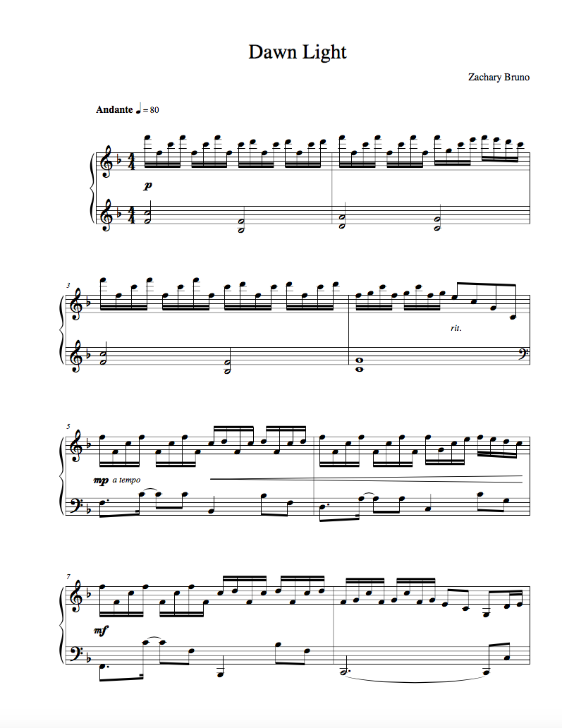 All Available Sheet Music — 17 PDFs (Digital Bundle)
